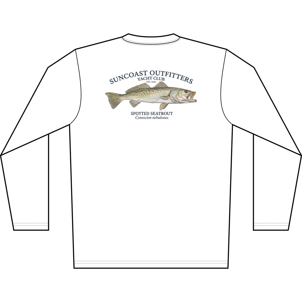 Special edition Suncoast outfitters yacht club fishing shirt