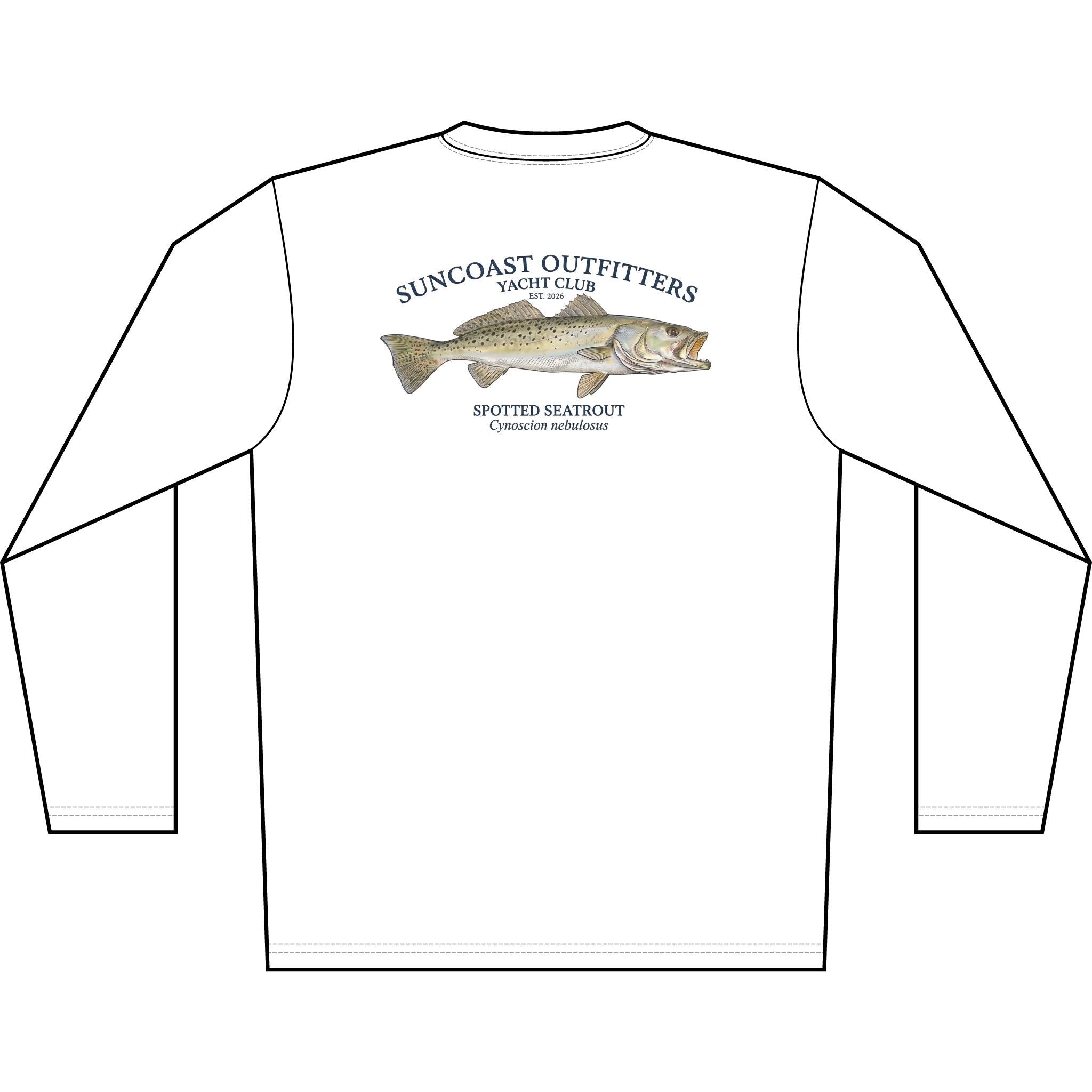 Special edition Suncoast outfitters yacht club fishing shirt