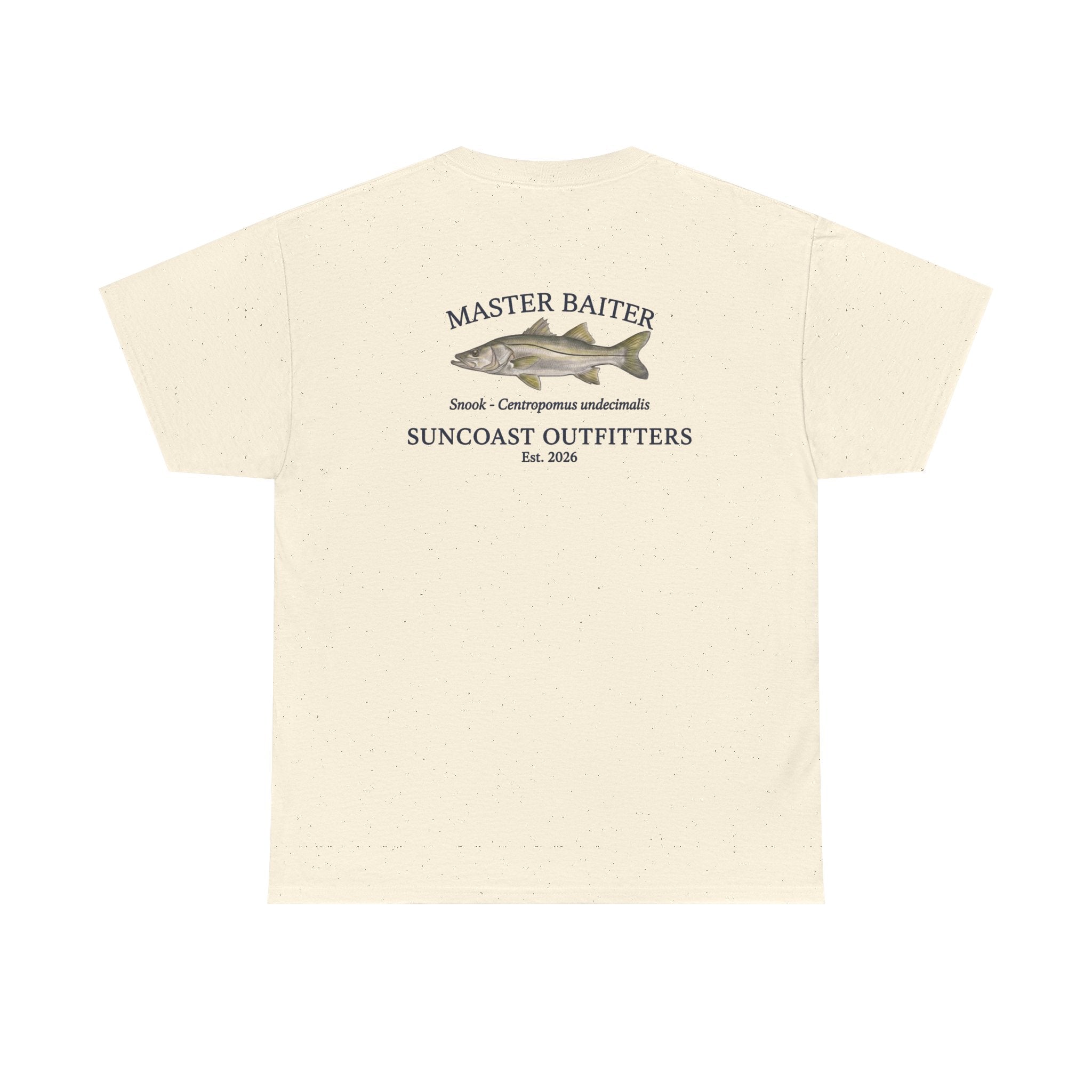 Fishing T‑Shirt — "Master Baiter" Suncoast Outfitters Graphic Tee