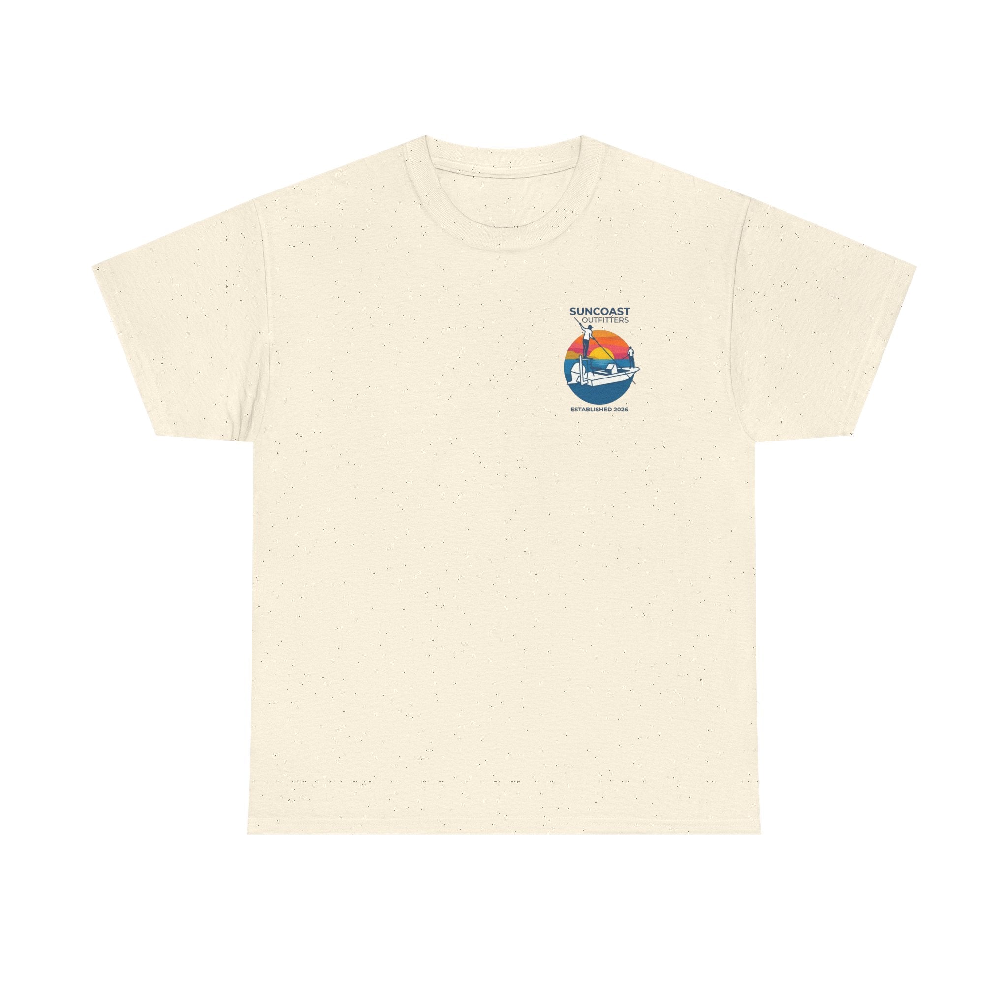 Sunset Tarpon Silhouette Tee | Suncoast Outfitters Fishing Logo