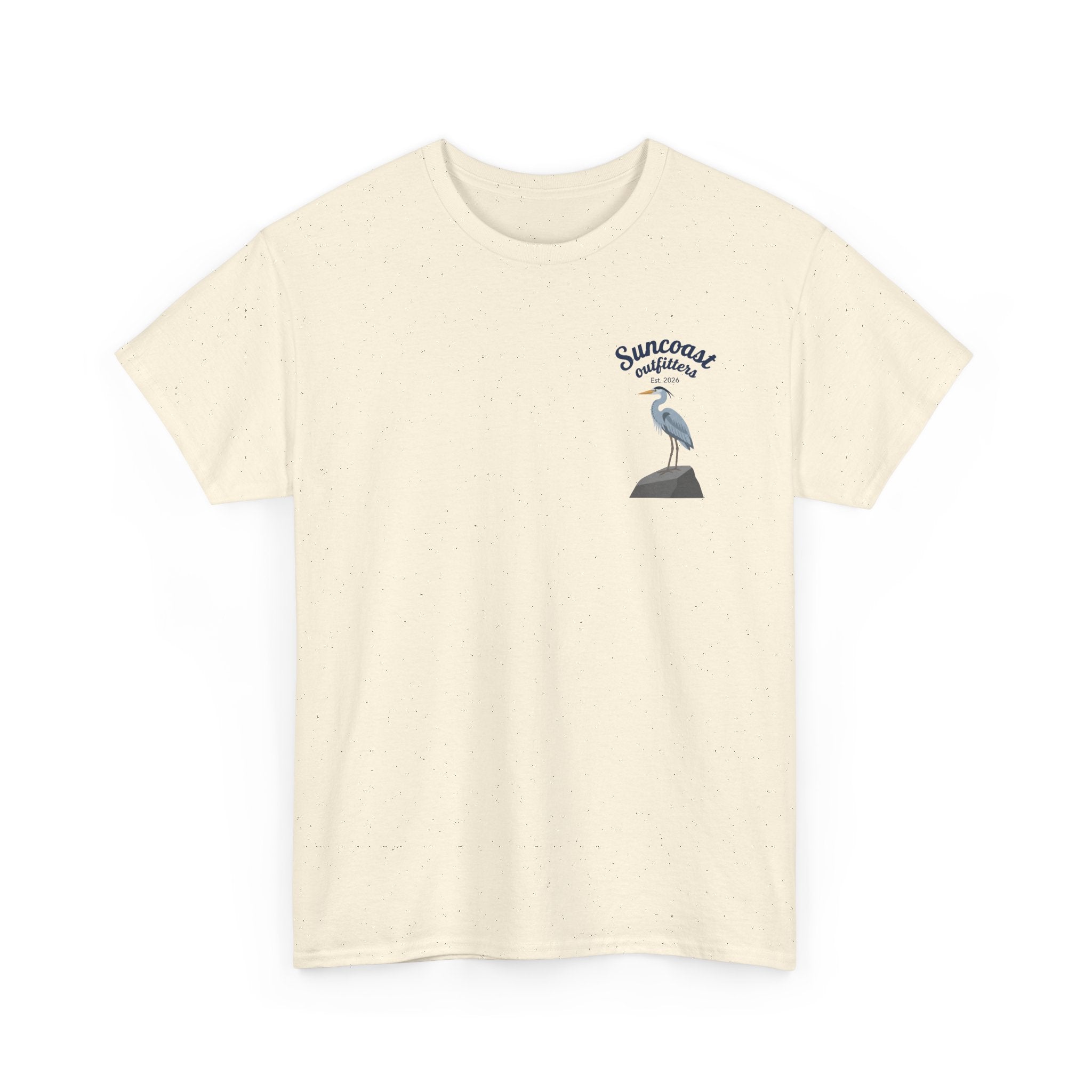 Blue heron Suncoast outfitters graphic tee