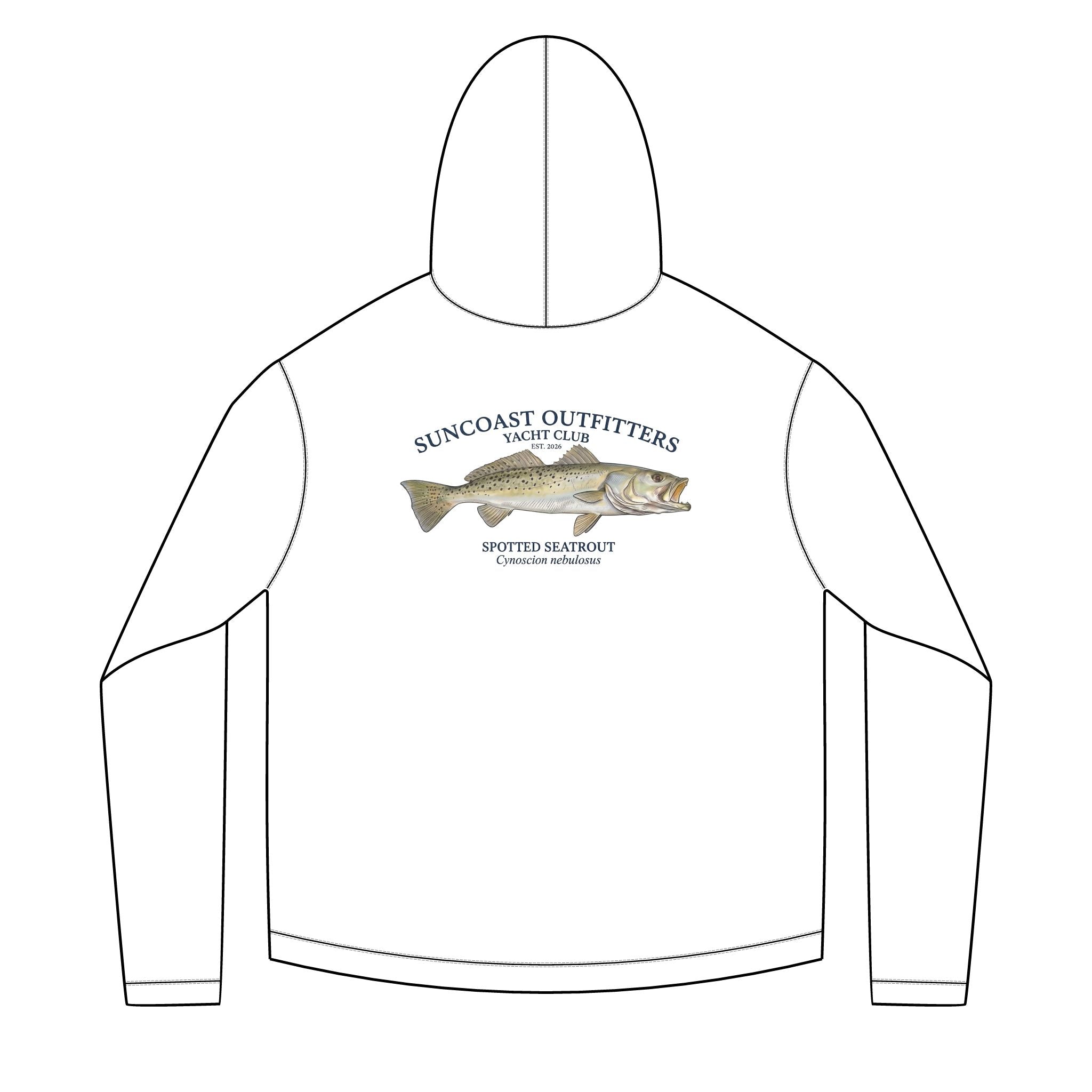 Special edition - Suncoast outfitters yacht club fishing hoodie