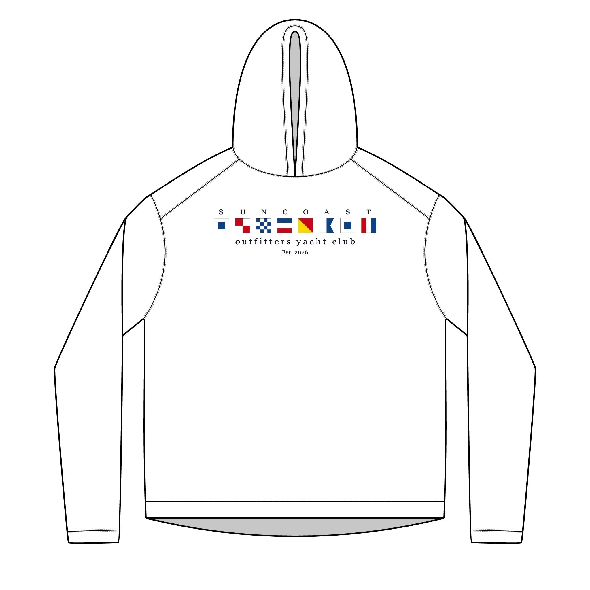 Special edition - Suncoast outfitters yacht club fishing hoodie