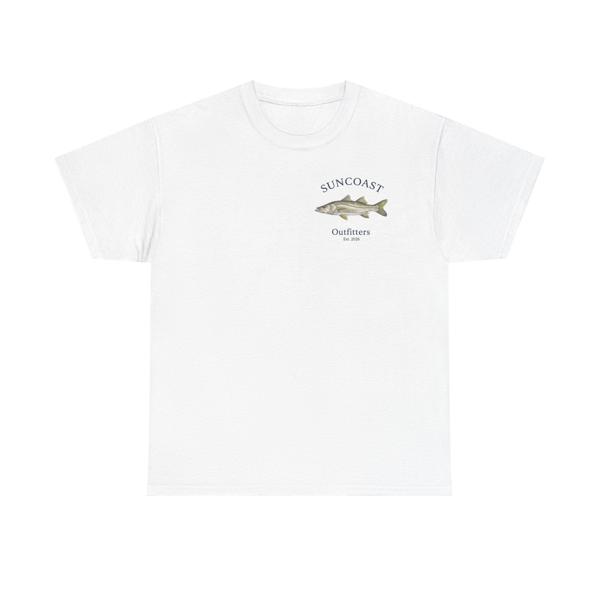 Fishing T‑Shirt — "Master Baiter" Suncoast Outfitters Graphic Tee
