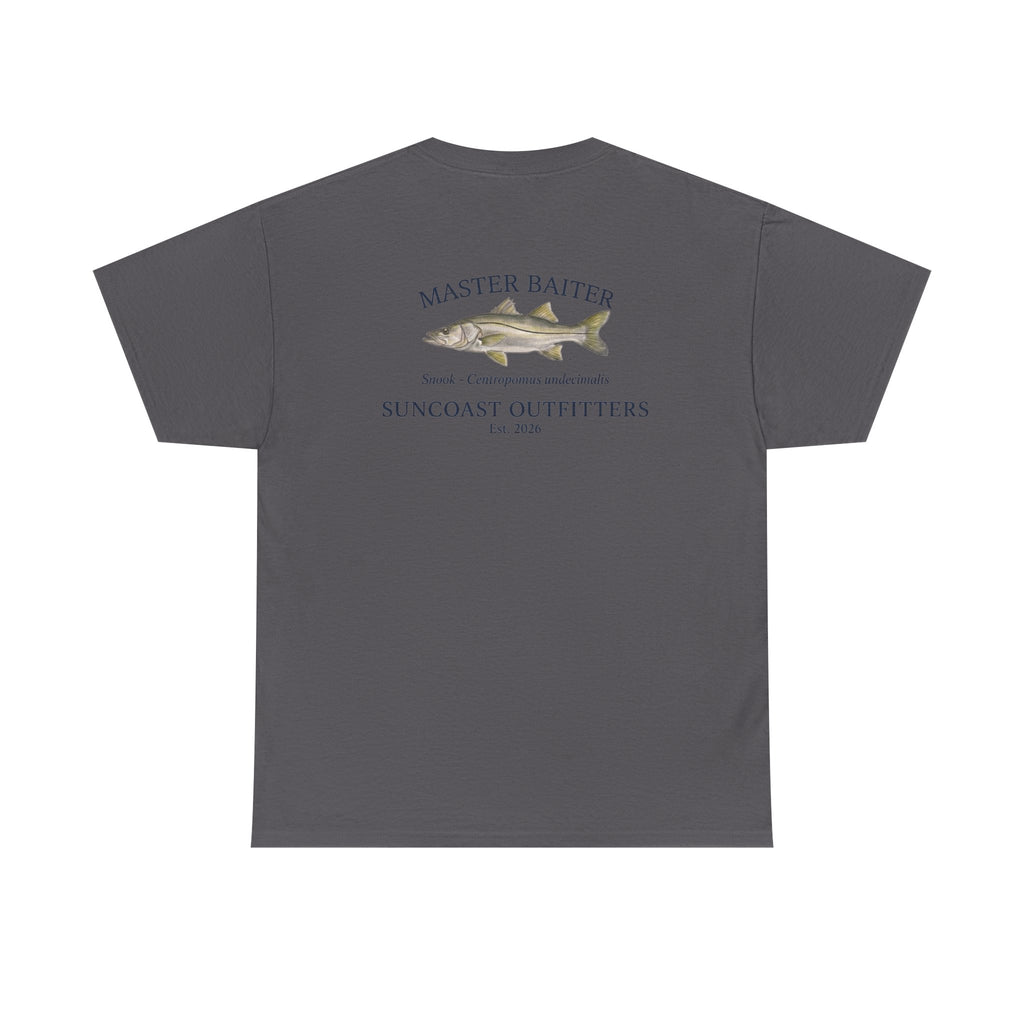 Fishing T‑Shirt — "Master Baiter" Suncoast Outfitters Graphic Tee