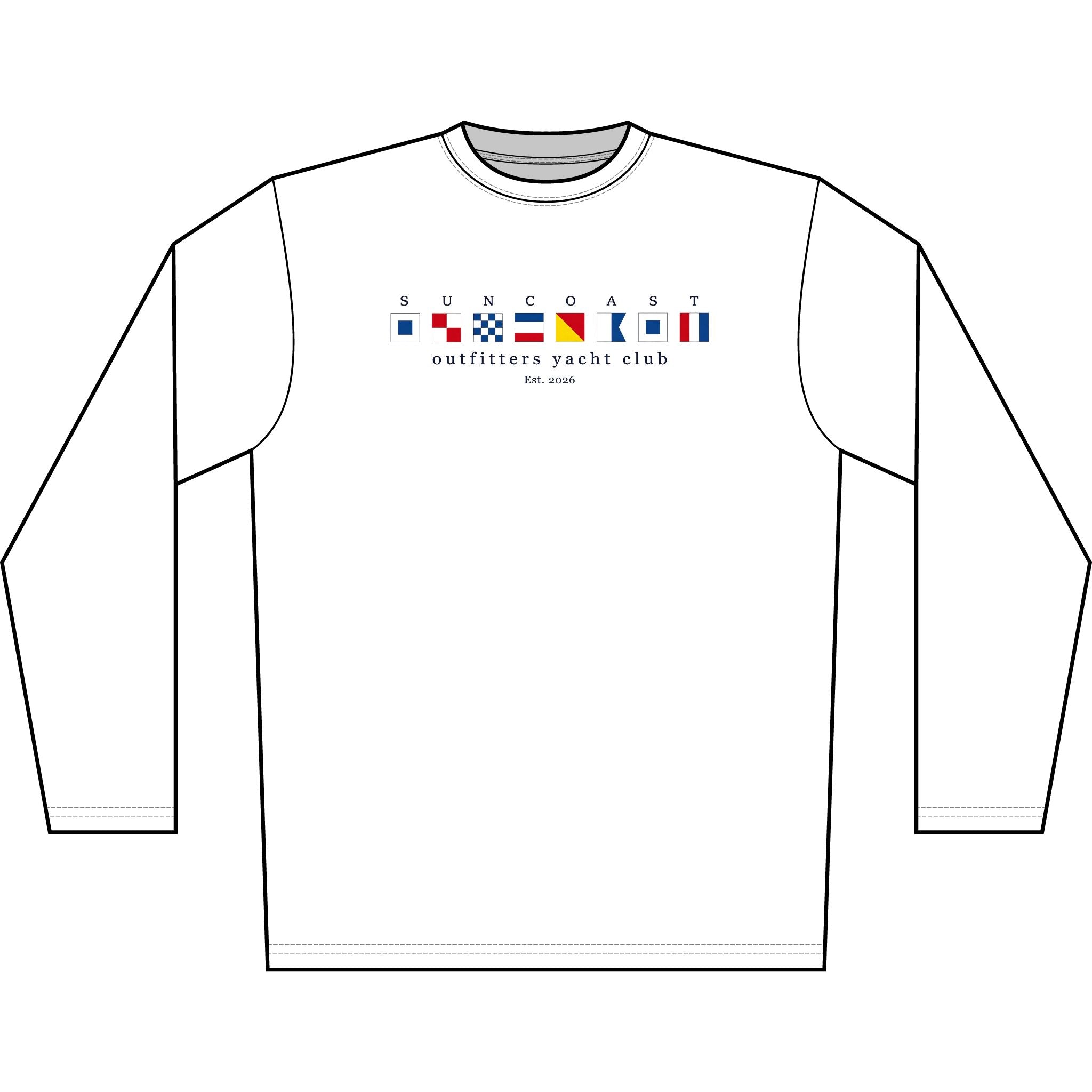 Special edition Suncoast outfitters yacht club fishing shirt