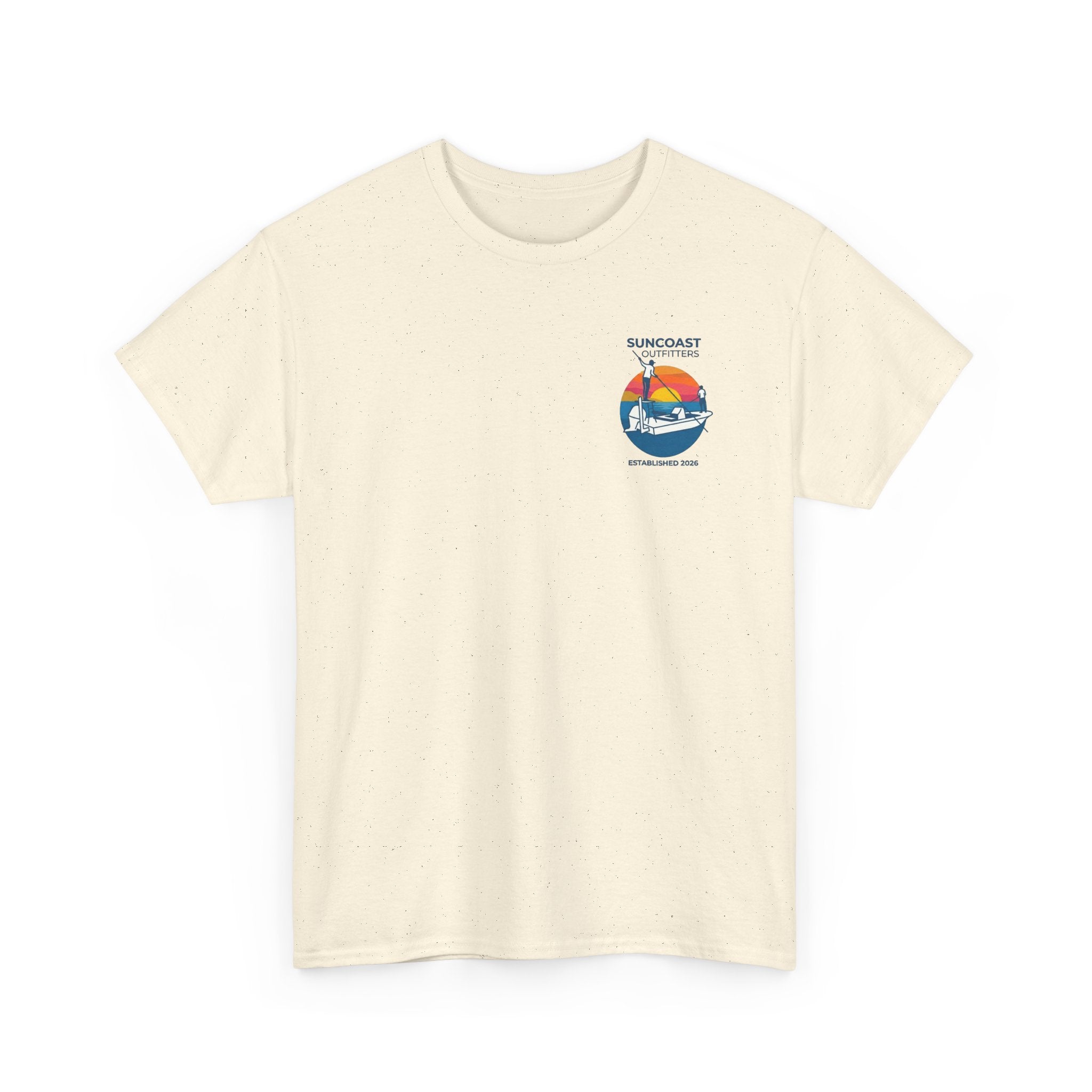 Sunset Tarpon Silhouette Tee | Suncoast Outfitters Fishing Logo