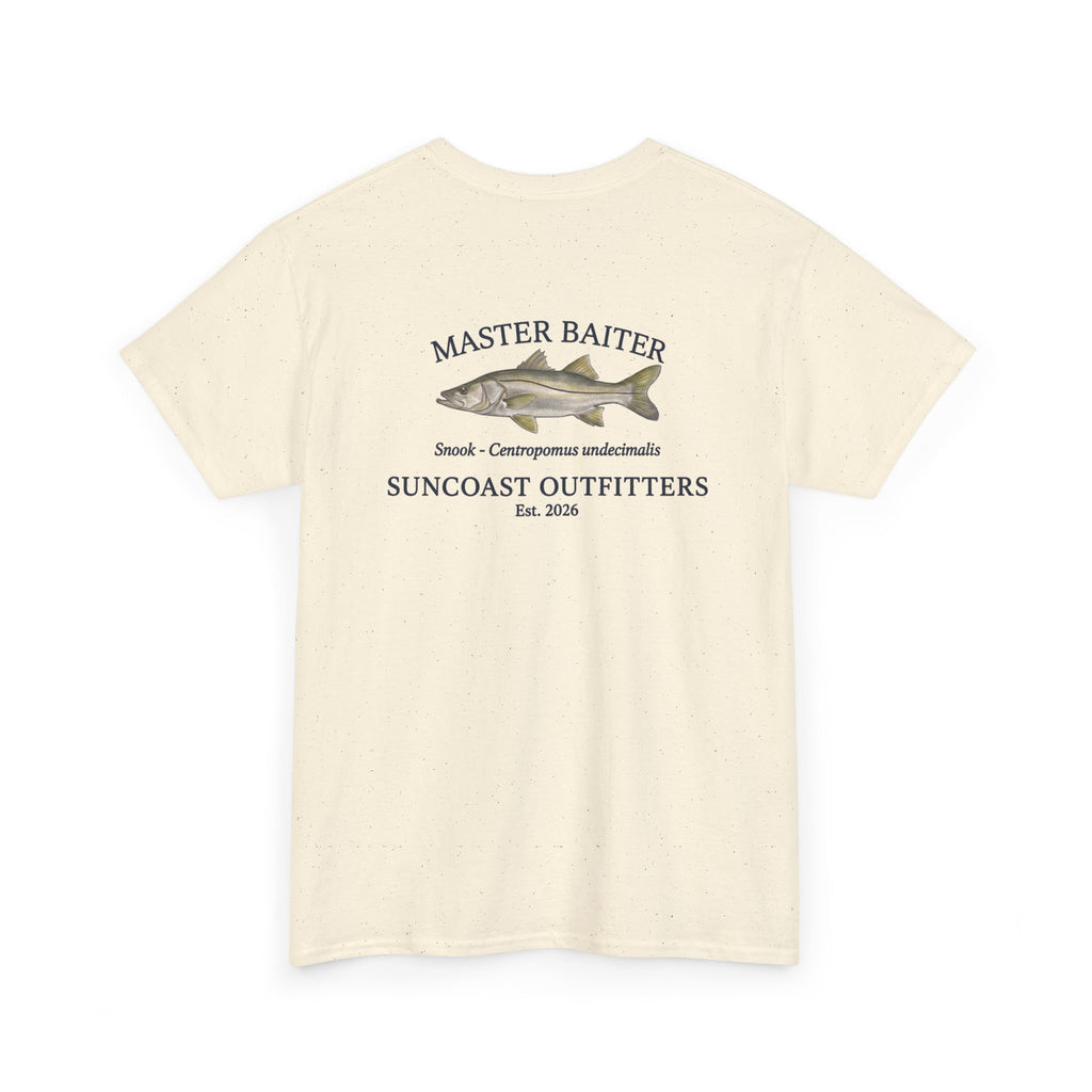 Fishing T‑Shirt — "Master Baiter" Suncoast Outfitters Graphic Tee