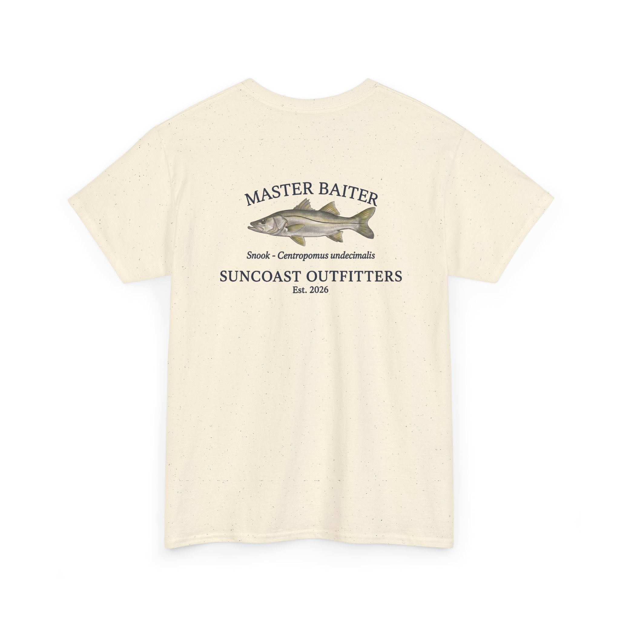 Fishing T‑Shirt — "Master Baiter" Suncoast Outfitters Graphic Tee