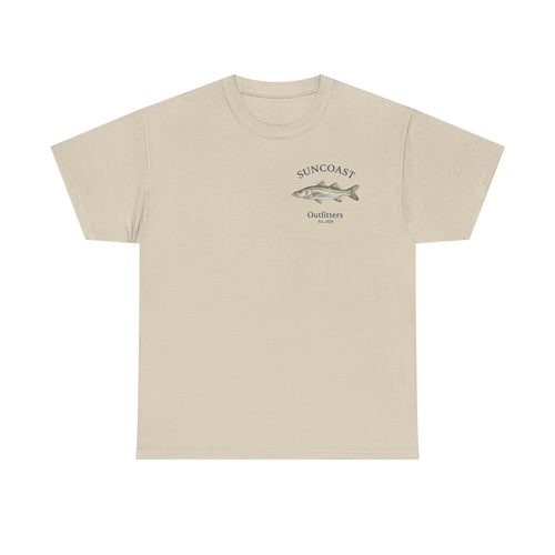 Fishing T‑Shirt — "Master Baiter" Suncoast Outfitters Graphic Tee