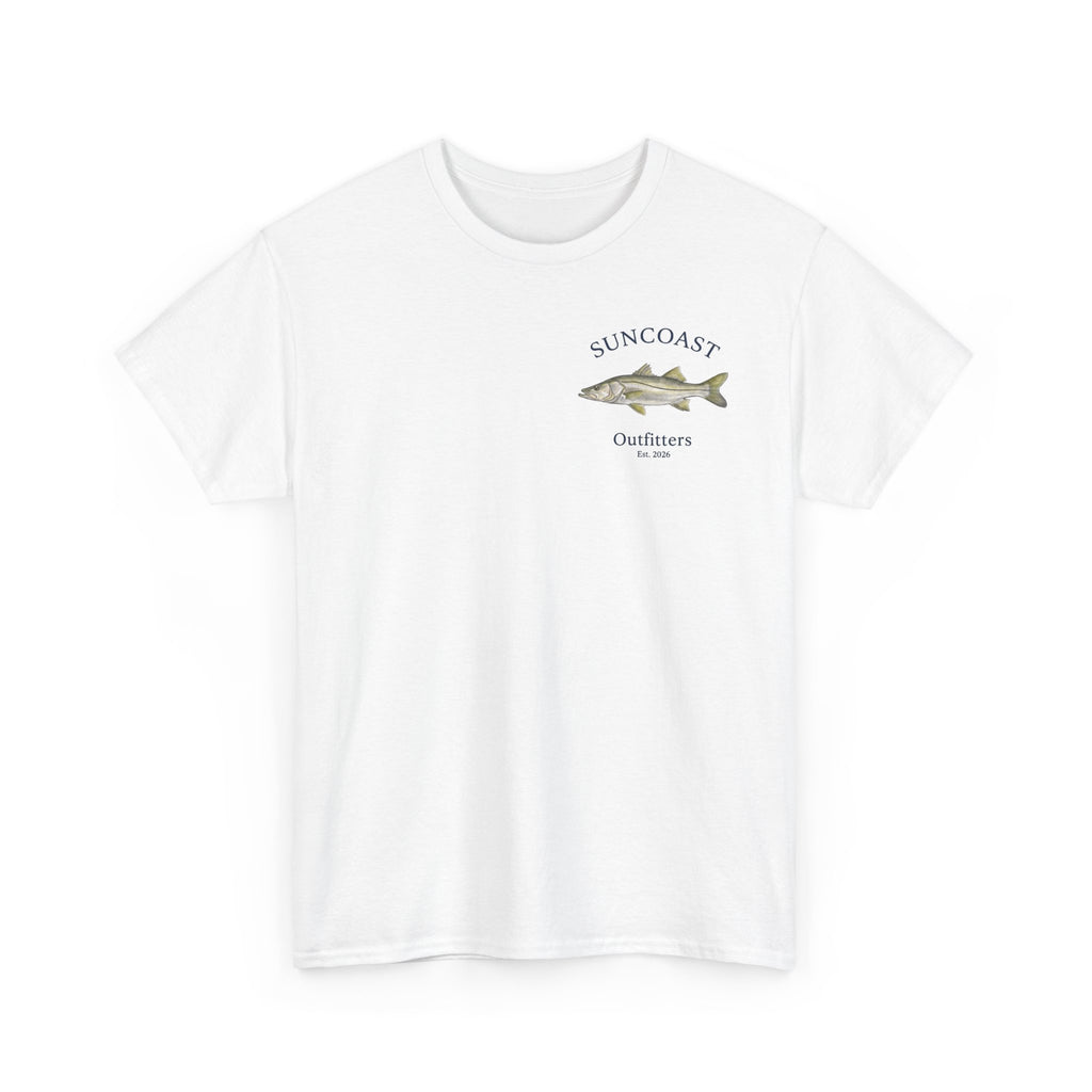 Fishing T‑Shirt — "Master Baiter" Suncoast Outfitters Graphic Tee